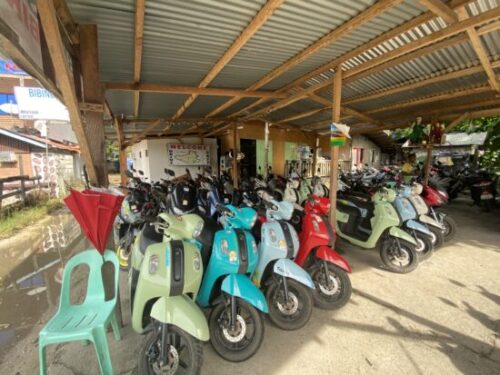 シキホールのレンタルバイク